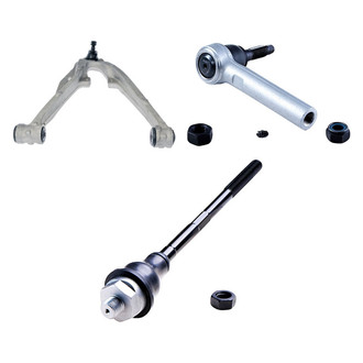 Dorman® - OE Solutions™ Front Passenger Side Lower Control Arm with Ball Joint and Tie Rod End Kit
