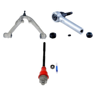 Dorman® - OE Solutions™ Front Passenger Side Lower Control Arm with Ball Joint and Tie Rod End Kit