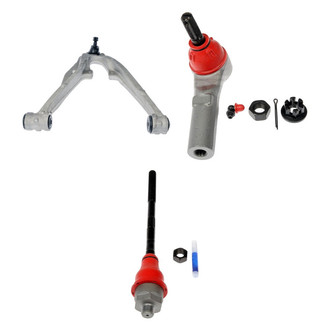 Dorman® - OE Solutions™ Front Passenger Side Lower Control Arm with Ball Joint and Tie Rod End Kit