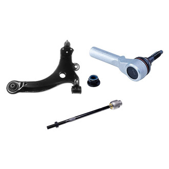 Dorman® - OE Solutions™ Front Passenger Side Lower Control Arm with Ball Joint and Tie Rod End Kit