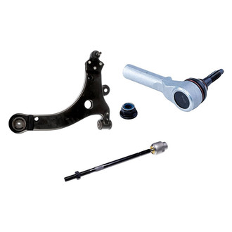 Dorman® - OE Solutions™ Front Passenger Side Lower Control Arm with Ball Joint and Tie Rod End Kit