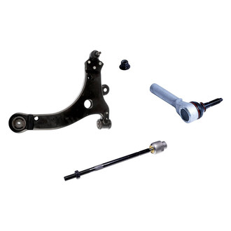 Dorman® - OE Solutions™ Front Passenger Side Lower Control Arm with Ball Joint and Tie Rod End Kit