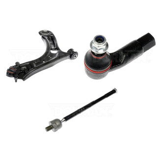 Dorman® - Mas Front Passenger Side Lower Control Arm with Ball Joint and Tie Rod End Kit