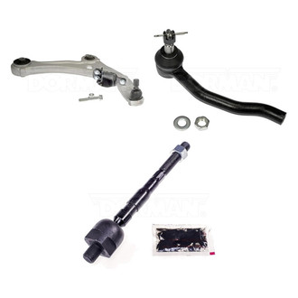 Dorman® - Mas Front Passenger Side Lower Control Arm with Ball Joint and Tie Rod End Kit