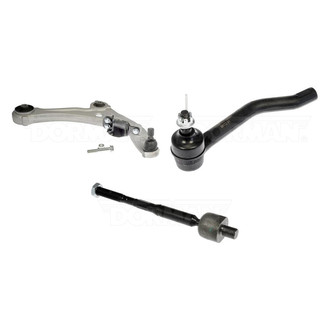 Dorman® - Mas Front Passenger Side Lower Control Arm with Ball Joint and Tie Rod End Kit