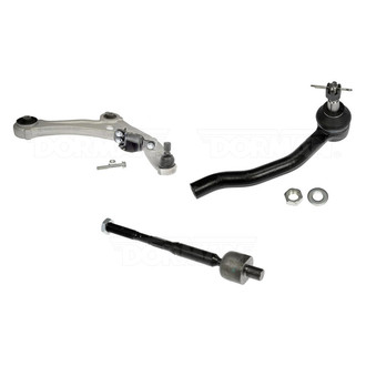 Dorman® - Mas Front Passenger Side Lower Control Arm with Ball Joint and Tie Rod End Kit