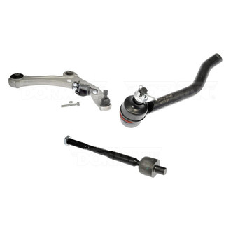 Dorman® - Mas Front Passenger Side Lower Control Arm with Ball Joint and Tie Rod End Kit