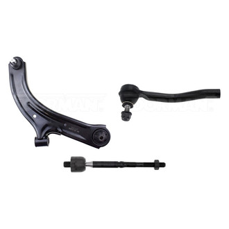 Dorman® - Mas Front Passenger Side Lower Control Arm with Ball Joint and Tie Rod End Kit