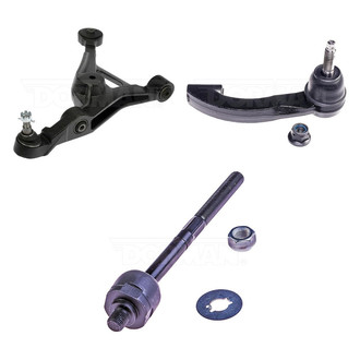 Dorman® - Mas Front Passenger Side Lower Control Arm with Ball Joint and Tie Rod End Kit