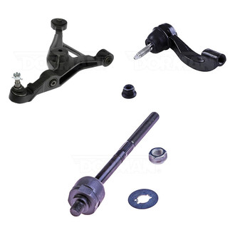 Dorman® - Mas Front Passenger Side Lower Control Arm with Ball Joint and Tie Rod End Kit