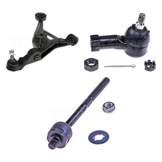 Dorman® - Mas Front Passenger Side Lower Control Arm with Ball Joint and Tie Rod End Kit