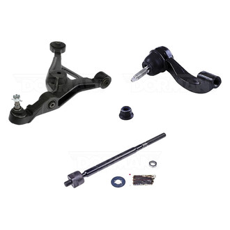 Dorman® - Mas Front Passenger Side Lower Control Arm with Ball Joint and Tie Rod End Kit
