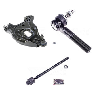 Dorman® - Mas Front Passenger Side Lower Control Arm with Ball Joint and Tie Rod End Kit