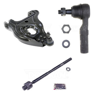 Dorman® - Mas Front Passenger Side Lower Control Arm with Ball Joint and Tie Rod End Kit