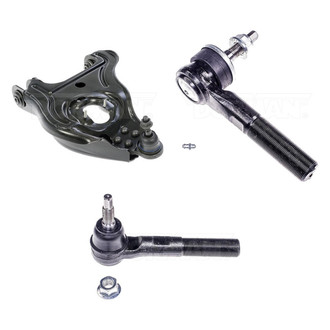 Dorman® - Mas Front Passenger Side Lower Control Arm with Ball Joint and Tie Rod End Kit
