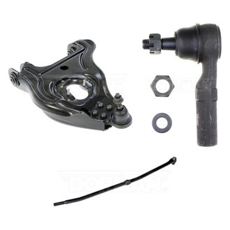Dorman® - Mas Front Passenger Side Lower Control Arm with Ball Joint and Tie Rod End Kit