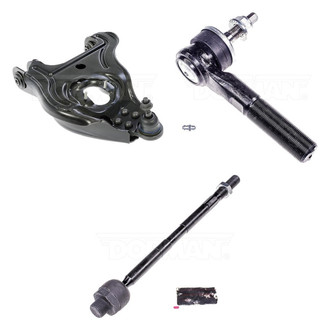 Dorman® - Mas Front Passenger Side Lower Control Arm with Ball Joint and Tie Rod End Kit