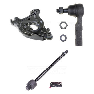 Dorman® - Mas Front Passenger Side Lower Control Arm with Ball Joint and Tie Rod End Kit