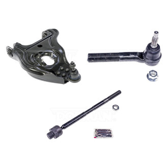 Dorman® - Mas Front Passenger Side Lower Control Arm with Ball Joint and Tie Rod End Kit