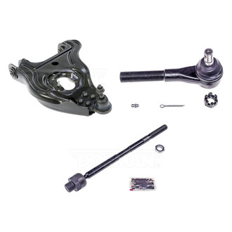 Dorman® - Mas Front Passenger Side Lower Control Arm with Ball Joint and Tie Rod End Kit