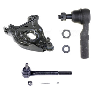 Dorman® - Mas Front Passenger Side Lower Control Arm with Ball Joint and Tie Rod End Kit