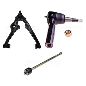Dorman® - Mas Front Passenger Side Lower Control Arm with Ball Joint and Tie Rod End Kit
