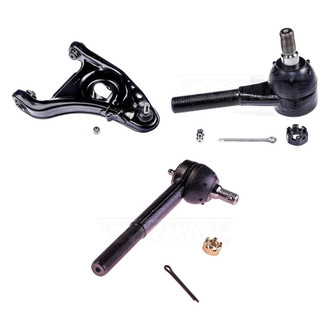 Dorman® - Mas Front Passenger Side Lower Control Arm with Ball Joint and Tie Rod End Kit