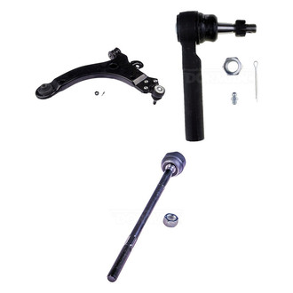 Dorman® - Mas Front Passenger Side Lower Control Arm with Ball Joint and Tie Rod End Kit