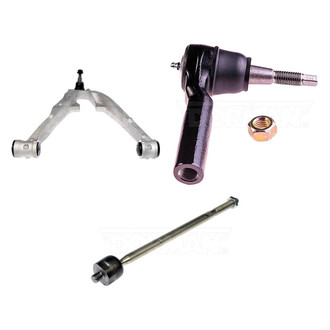 Dorman® - Mas Front Passenger Side Lower Control Arm with Ball Joint and Tie Rod End Kit