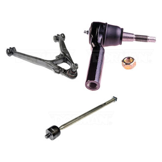 Dorman® - Mas Front Passenger Side Lower Control Arm with Ball Joint and Tie Rod End Kit