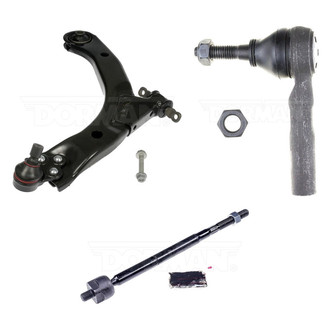 Dorman® - Mas Front Passenger Side Lower Control Arm with Ball Joint and Tie Rod End Kit