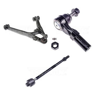 Dorman® - Mas Front Passenger Side Lower Control Arm with Ball Joint and Tie Rod End Kit