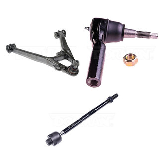 Dorman® - Mas Front Passenger Side Lower Control Arm with Ball Joint and Tie Rod End Kit