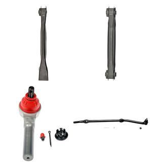 Dorman® - OE Solutions™ Front Passenger Side Lower and Upper Control Arm and Tie Rod End Kit
