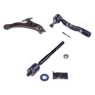 Dorman® - Mas Front Passenger Side Lower Control Arm and Tie Rod End Kit