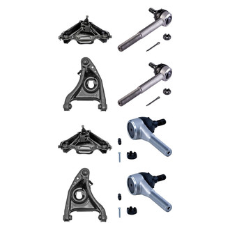 Dorman® - OE Solutions™ Front Lower and Upper Control Arm with Ball Joint and Tie Rod End Kit