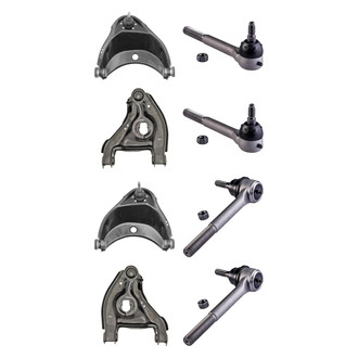Dorman® - OE Solutions™ Front Lower and Upper Control Arm with Ball Joint and Tie Rod End Kit