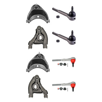 Dorman® - OE Solutions™ Front Lower and Upper Control Arm with Ball Joint and Tie Rod End Kit