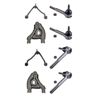 Dorman® - OE Solutions™ Front Lower and Upper Control Arm with Ball Joint and Tie Rod End Kit