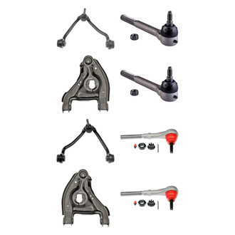 Dorman® - OE Solutions™ Front Lower and Upper Control Arm with Ball Joint and Tie Rod End Kit