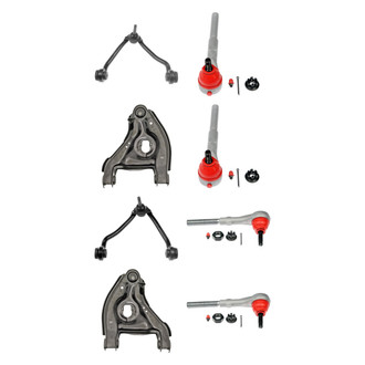 Dorman® - OE Solutions™ Front Lower and Upper Control Arm with Ball Joint and Tie Rod End Kit