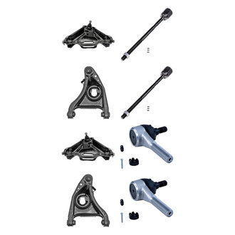 Dorman® - OE Solutions™ Front Lower and Upper Control Arm with Ball Joint and Tie Rod End Kit
