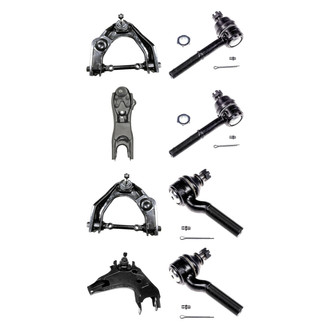 Dorman® - OE Solutions™ Front Lower and Upper Control Arm with Ball Joint and Tie Rod End Kit