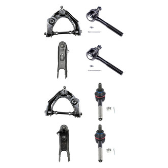 Dorman® - OE Solutions™ Front Lower and Upper Control Arm with Ball Joint and Tie Rod End Kit