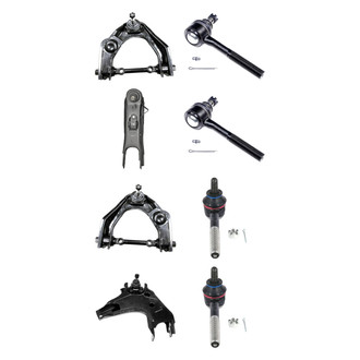 Dorman® - OE Solutions™ Front Lower and Upper Control Arm with Ball Joint and Tie Rod End Kit