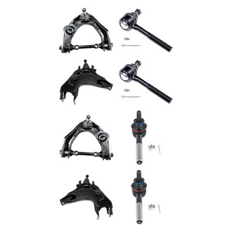 Dorman® - OE Solutions™ Front Lower and Upper Control Arm with Ball Joint and Tie Rod End Kit