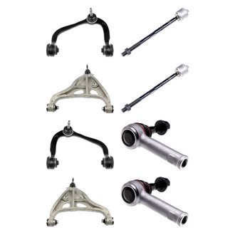 Dorman® - OE Solutions™ Front Lower and Upper Control Arm with Ball Joint and Tie Rod End Kit
