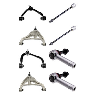 Dorman® - OE Solutions™ Front Lower and Upper Control Arm with Ball Joint and Tie Rod End Kit