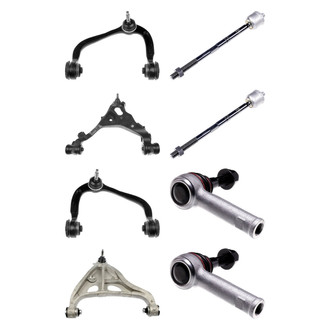 Dorman® - OE Solutions™ Front Lower and Upper Control Arm with Ball Joint and Tie Rod End Kit
