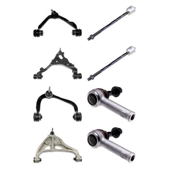 Dorman® - OE Solutions™ Front Lower and Upper Control Arm with Ball Joint and Tie Rod End Kit